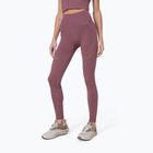 Women's leggings 4F purple H4Z22-SPDF012-60S