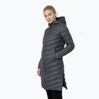 Women's down jacket 4F blue H4Z22-KUDP015