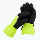 Children's ski gloves 4F green-black 4FJAW22AFGLM038