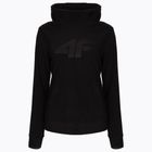Women's 4F fleece sweatshirt black NOSH4-PLD352