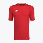 Men's 4F Functional red training t-shirt S4L21-TSMF052-62S