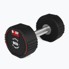 Rubber-coated dumbbell Body Sculpture TPU BW 133 8 kg black