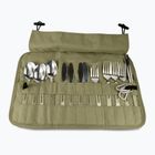 Cutlery set OFFLANDER Camping Cutlery Set with Case green