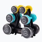 Dumbbell set with stand Body Sculpture Smart Bw 108Dt 24 kg yellow/blue/black