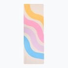 Yoga/fitness mat FORCEBAND Wave 4 mm multicolour