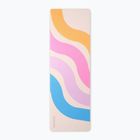 Yoga/fitness mat FORCEBAND Wave 4 mm multicolour