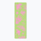 Yoga/fitness mat FORCEBAND Energy Pistachio 4 mm pistachio/pink