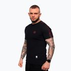 Men's T-shirt Octagon Stripe black/red