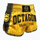 Men's Octagon Muay Thai training shorts gold