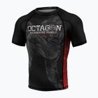 Octagon Premium Kickboxing Family men's rashguard black/multicolour