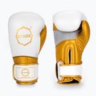 Octagon Prince white/gold boxing gloves