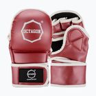 Octagon Metallic MMA red grappling gloves