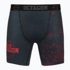Rashguard męski Octagon Legion Grunge black/red