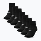 Men's socks 4F M223 7-pack deep black
