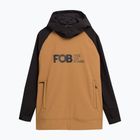 Men's snowboard jacket 4F M150 beige