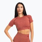 Women's training t-shirt Gym Glamour Seamless Rashguard cherry