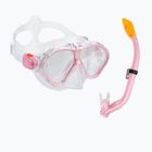 Children's AQUASTIC Snorkeling kit pink MSK-01R