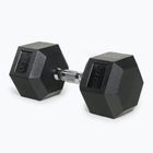 XTREXO Hex HXD150 rubberised dumbbell 15 kg