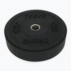 TREXO Olympic bumper weights black TRX-BMP020 20 kg