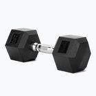 TREXO Hex 12.5 kg rubberised dumbbell