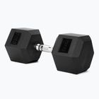 TREXO Hex 30 kg rubberised dumbbell