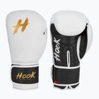 HOOK FIGHTING Ready to Fight leather boxing gloves white