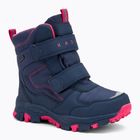 Children's snow boots KADVA Snowey Mid WaterProof navy/fuchsia