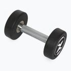 Rubber-coated cast iron dumbbell XTREXO Pro 6 kg black