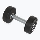 Rubber-coated cast iron dumbbell XTREXO Pro 8 kg black
