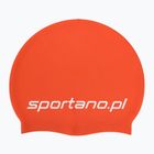 Swim cap SPORTANO silicone orange