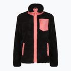 Women's fleece sweatshirt KADVA Rodvik WMNS Antracytowy/Szary/Różowy