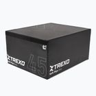 TREXO 45 cm black foldable plyometric box