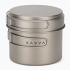 Mess tin KADVA titanium ultralight grey