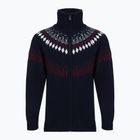 Men's sweater Woolcano SWT1093 Granatrowy/Kremowy