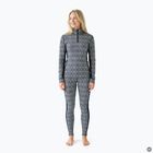 Women's thermal underwear set Woolcano SET1121 Granatowy