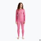 Women's thermal underwear set Woolcano SET1109 Pink