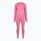Women's thermal underwear set Woolcano SET1109 Pink