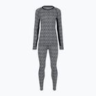 Women's thermal underwear set Woolcano SET1109 Granatowy