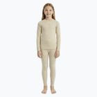 Children's thermal underwear set WOOLCANO Merino SET0683 beige