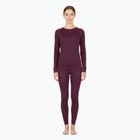 Women's thermal underwear set WOOLCANO Merino SET0543 purple