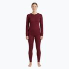 Women's thermal underwear set WOOLCANO Merino SET0543 maroon