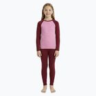 Children's thermal underwear set WOOLCANO Merino SET0982 purple