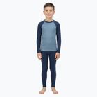 Children's thermal underwear set WOOLCANO Merino SET0982 blue
