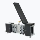XTREXO Storage adjustable training bench black