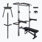 TREXO Mercury wall cage with bench and plate rack black