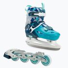 Children's inline skates ATTABO Flashled adjustable blue
