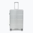Large travel suitcase Kadva Tigre 96l Silver