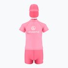 Children's swimming set AQUASTIC UV 50+ UPF Marimo JRG pink