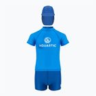 Children's swimming set AQUASTIC UV 50+ UPF Marimo JRB navy blue/blue