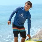 AQUASTIC UV 50+ UPF Rimos navy blue swimming longsleeve